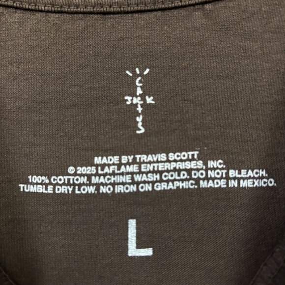 Travis Scott Jackboys 2 Album B1 Pack Cactus Jack Hip Hop Long Sleeve Shirt Size - Picture 4 of 5
